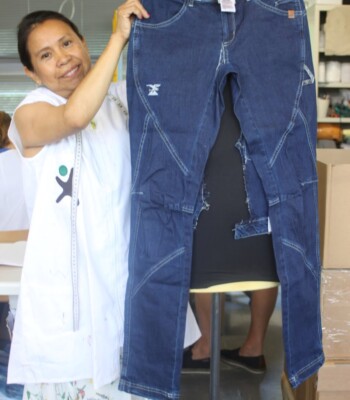 Jean en recherche de seconde vie Jean à upcycler pour le Boléro nouveau départ